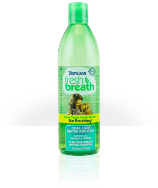 Tropiclean fresh breath outlet water additive 33.8 ounce