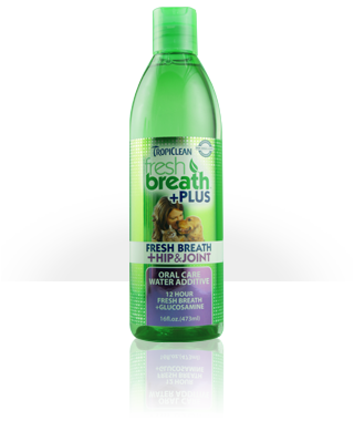 Tropiclean fresh breath plus hip store and joint